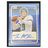 Tanner McKee 2023 Leaf Pro Set Silver Crystal