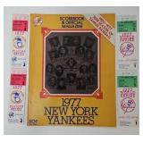Yankees Scorebook, World Series & Playoff Tickets