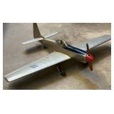 Vintage Line Control P51 Mustang Model Airplane