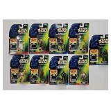 (9) 1998 Star Wars POTF 3 3/4" Action Figures