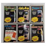 (6) c1982 Coleco Vision Game Cartridges w/OB