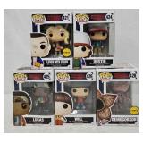 (5) Funko Pop Stranger Things Figures (MIB)