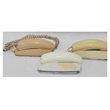(3) Vintage Wall Mount Telephones