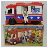 1973 Ideal Evel Knievel Scramble Van & Mego Figure
