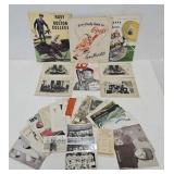 (39 pcs) Asst Vintage Sports Ephemera