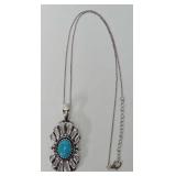 Sterling Silver & Turquoise Necklace