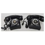 (2) Vintage Bell Western Electric F1 Telephones