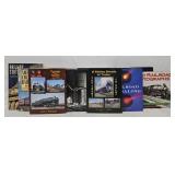 12 Different Bound Vol Railroad Coffee Table Books