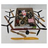 Asst R/C & Line Control Model Airplane Parts