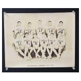 Original 1948/49 Phila. Warriors Team Photograph