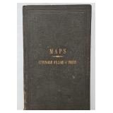 Book - c1860 "MAPS", New York City Brooklyn Area