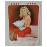 1957 Glamour Girl Calendar