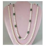 (2) Pearl Necklaces