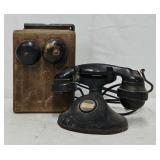 Antique Western Electric E1 Telephone w/Ringer Box