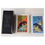 1957 KEM "Black Panther" design playing cards