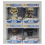 (4) Funko Pop Star Wars Figures (MIB)