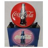 Coca Cola Blinking Disc Sign Telephone (MIB)