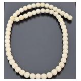 Antique Carved ivory beaded necklace