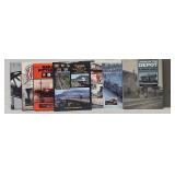 10 Different Bound Vols Railroad Coffee Table Book