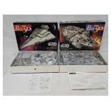 (2) Milton Bradley Star Wars 3-D Puzzles (MIB)