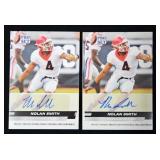 (2) Nolan Smith 2022 Pro Set Rookie Autographs