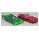 (2) 1:24 Lexan Body Slot Cars