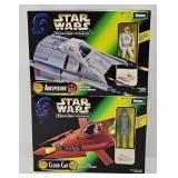 1997 Star Wars Airspeeder & Cloud Car (MIB)