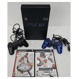 Playstation2 Game Console w/Controllers & Games