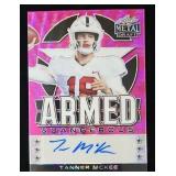 Tanner McKee 2022 Leaf Metal Draft Armed &