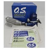 New O.S. Max 46 LA Blue Airplane Gas Engine