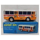 1960ï¿½s Alps #6008 Japan Battery Op Tin Litho Bus
