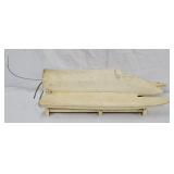 24"L Fiberglass R/C Racing Boat Model w/Stand