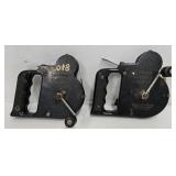 (2) Vintage Jim Walker "U-Reely" Line Controllers