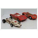 (3) 1:24 Slot Cars