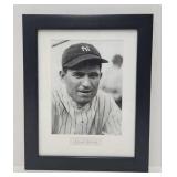 NY Yankees Mark Koenig Autographed Cut & Photo