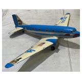 Douglas DC-3 48"L Balsa R/C Airplane Model