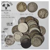 (25) US Silver Dimes