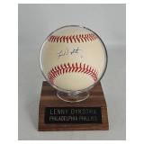 Lenny Dykstra Autographed Baseball