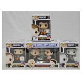 (4) Funko Pop Figures (MIB)
