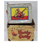 Mattel Tin Litho Hurdy Gurdy Music Box