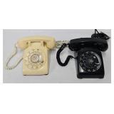 (2) Vintage Bell Rotary Dial Desk Telephones