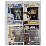 (4) Funko Pop Star Wars Figures (MIB)
