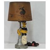 1935 Popeye The Sailor Lamp w/Orig Shade