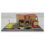 1950ï¿½s K Japan  Mobilgas Tin Litho Service Station