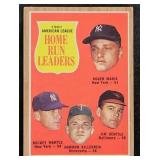1962T #53 Mantle/Maris Home Run Leaders