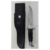 Buck #119 Hunting Knife w/Leather Sheath