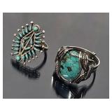 (2) Sterling Silver Rings