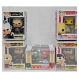 (5) Funko Pop  Figures (MIB)