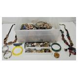 Lot of costume jewelry