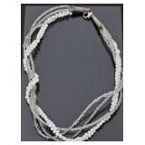 Beaded Chocker w/Sterling Clasp & Findings